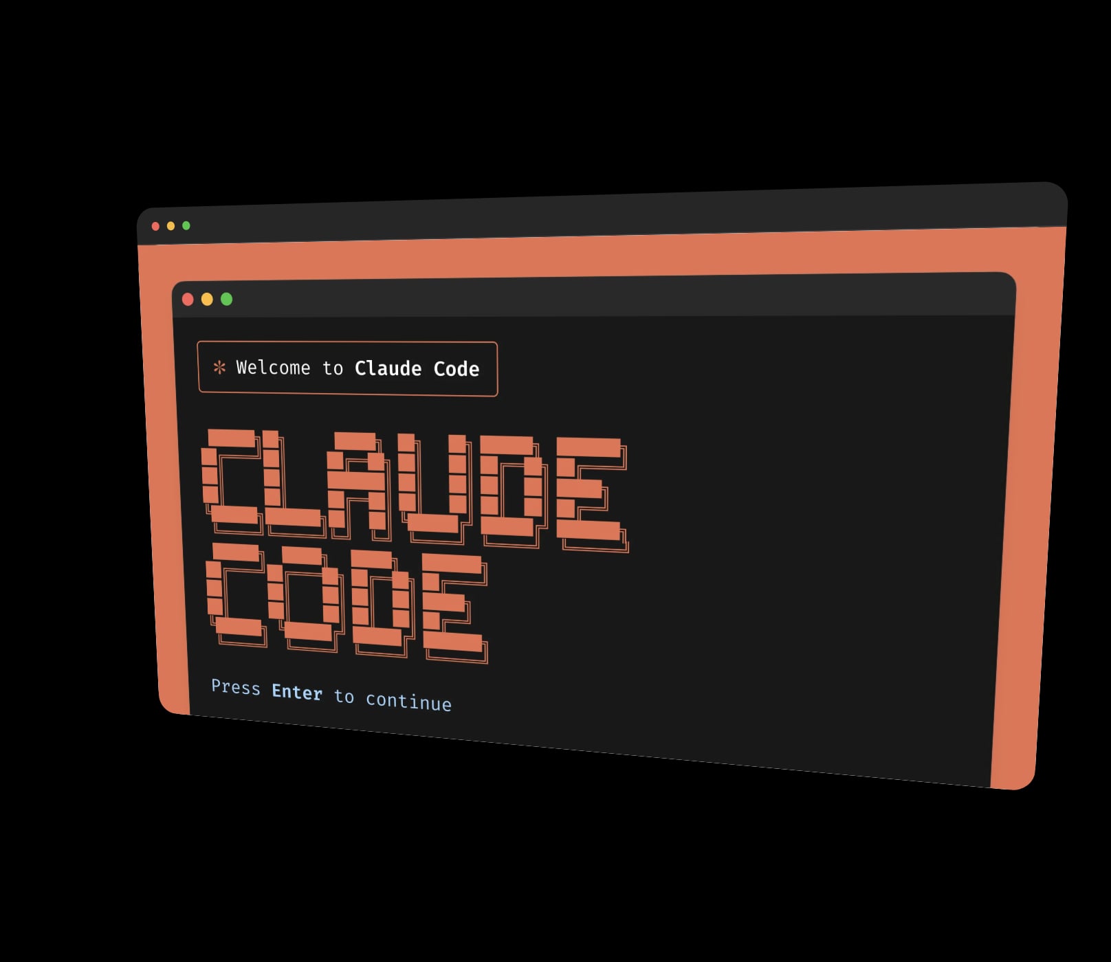 The Claude Code terminal, which we use to build custom automations and AI agents